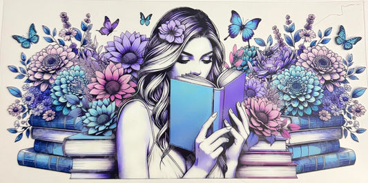 Girl and book 📕